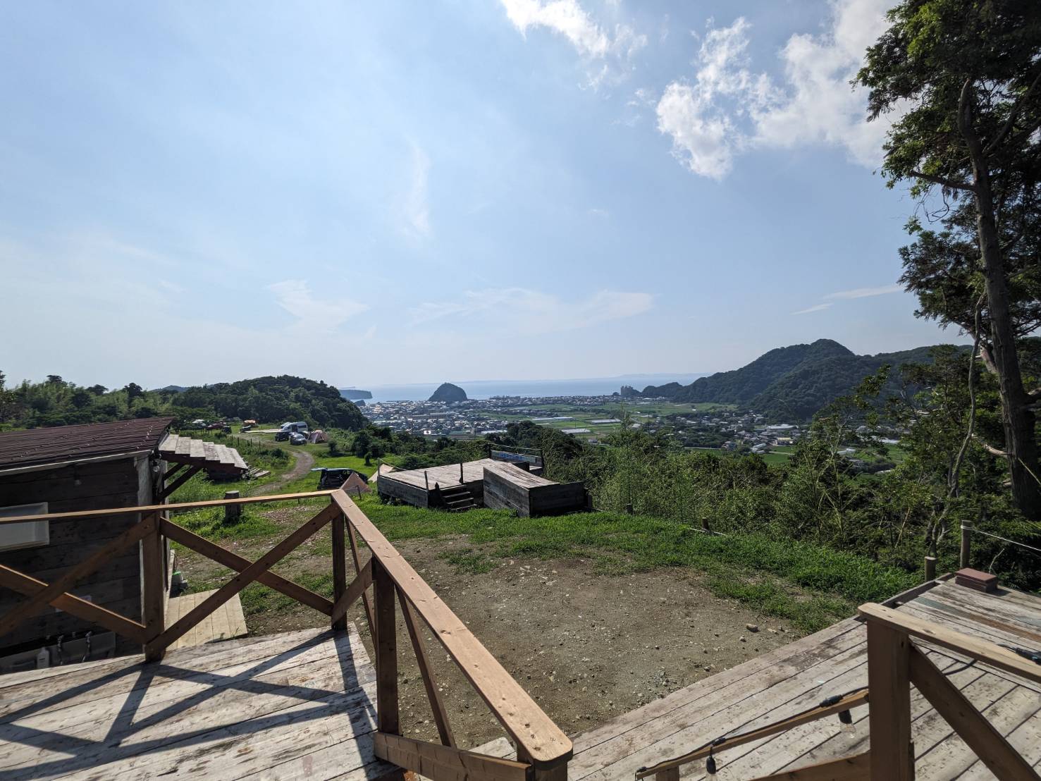 キャンプ場の様子